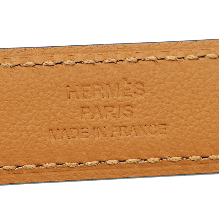 Hermes Pale Mauve Kelly 18 Belt