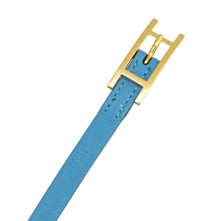 Top quality Hermes Blue Aztec Hapi 3 Small Bracelet