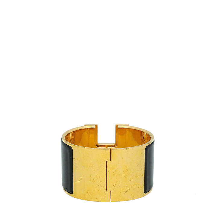 Top quality Hermes Noir Clic H XL Wide GM Bracelet