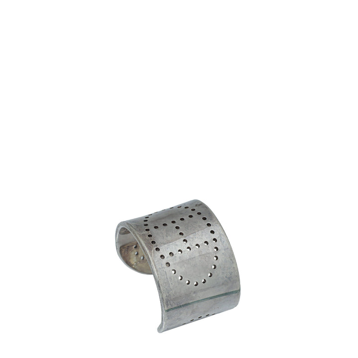 Hermes Sterling Silver Eclipse Small Bracelet