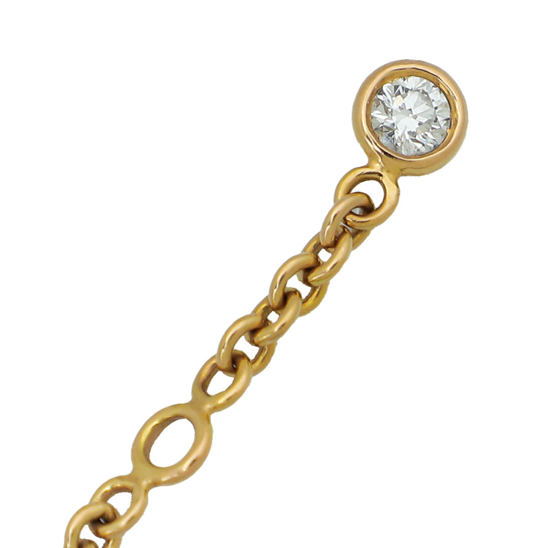 Top quality Hermes 18K Rose Gold Diamond Filet d'Or Very Small Bracelet