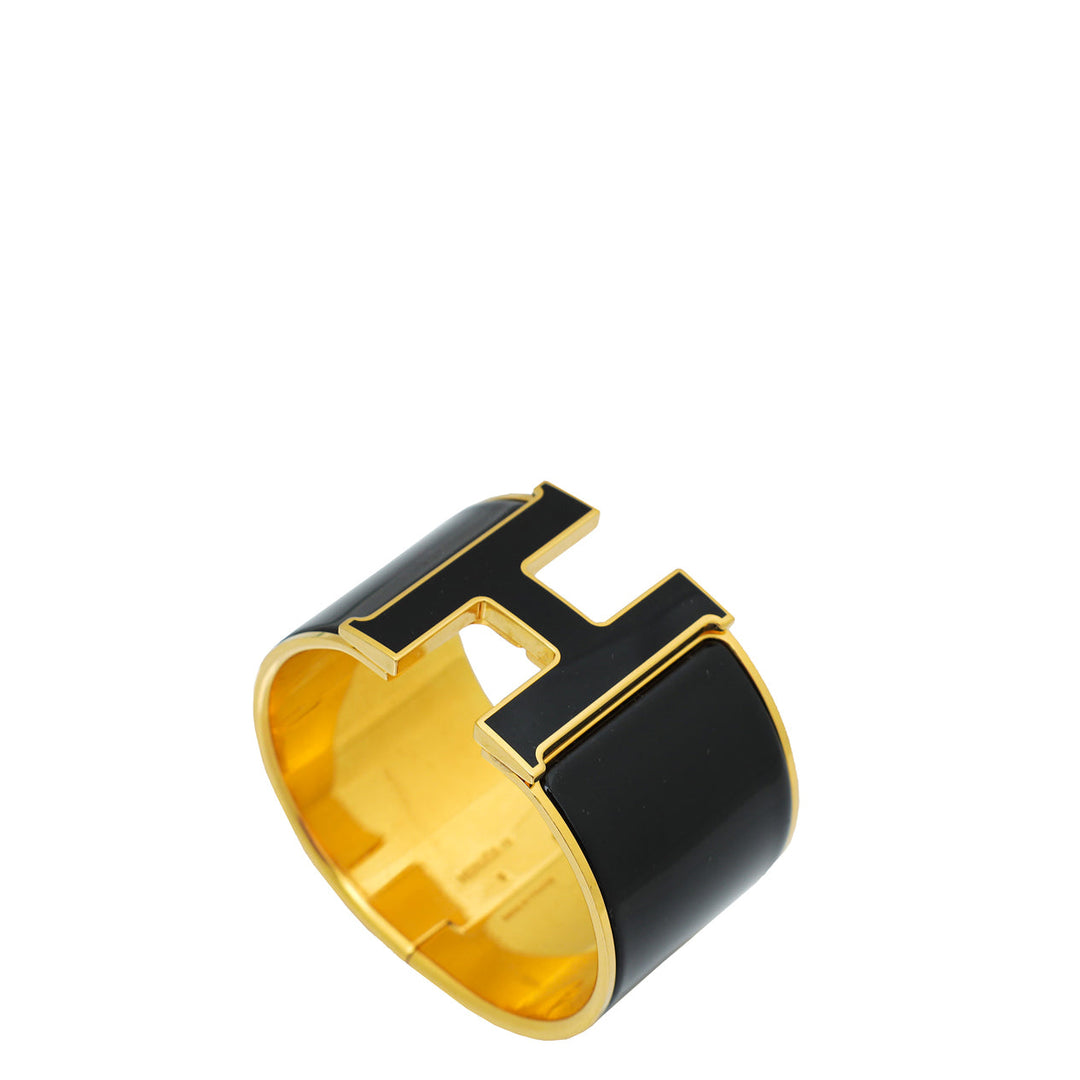 Top quality Hermes Noir Clic H XL Wide PM Bracelet
