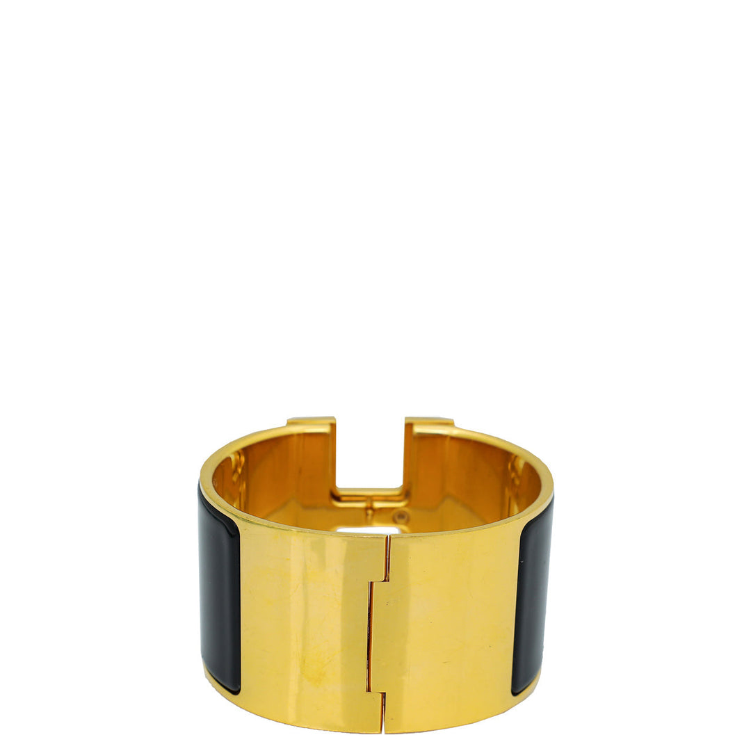 Top quality Hermes Noir Clic H XL Wide PM Bracelet