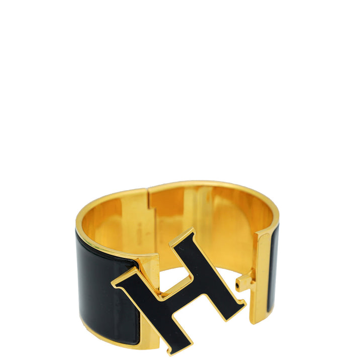 Top quality Hermes Noir Clic H XL Wide PM Bracelet