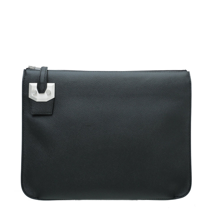 Hermes Noir Cityhall Eclat PM Pouch