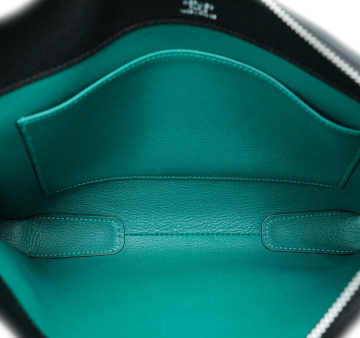 Hermes Noir Cityhall Eclat PM Pouch