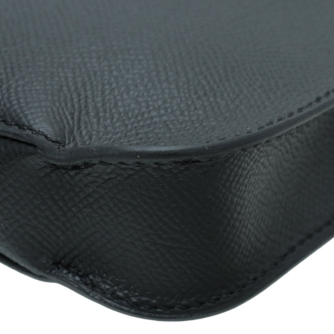 Hermes Noir Cityhall Eclat PM Pouch