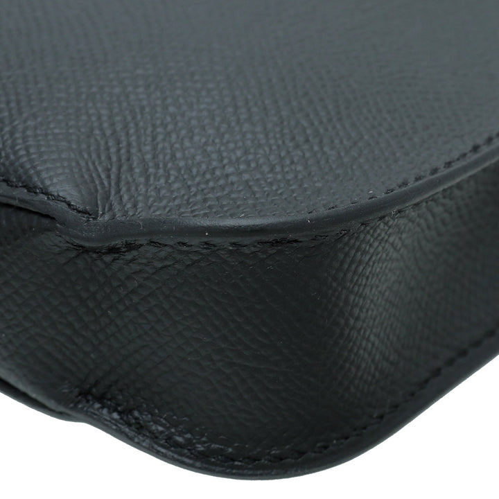 Hermes Noir Cityhall Eclat PM Pouch