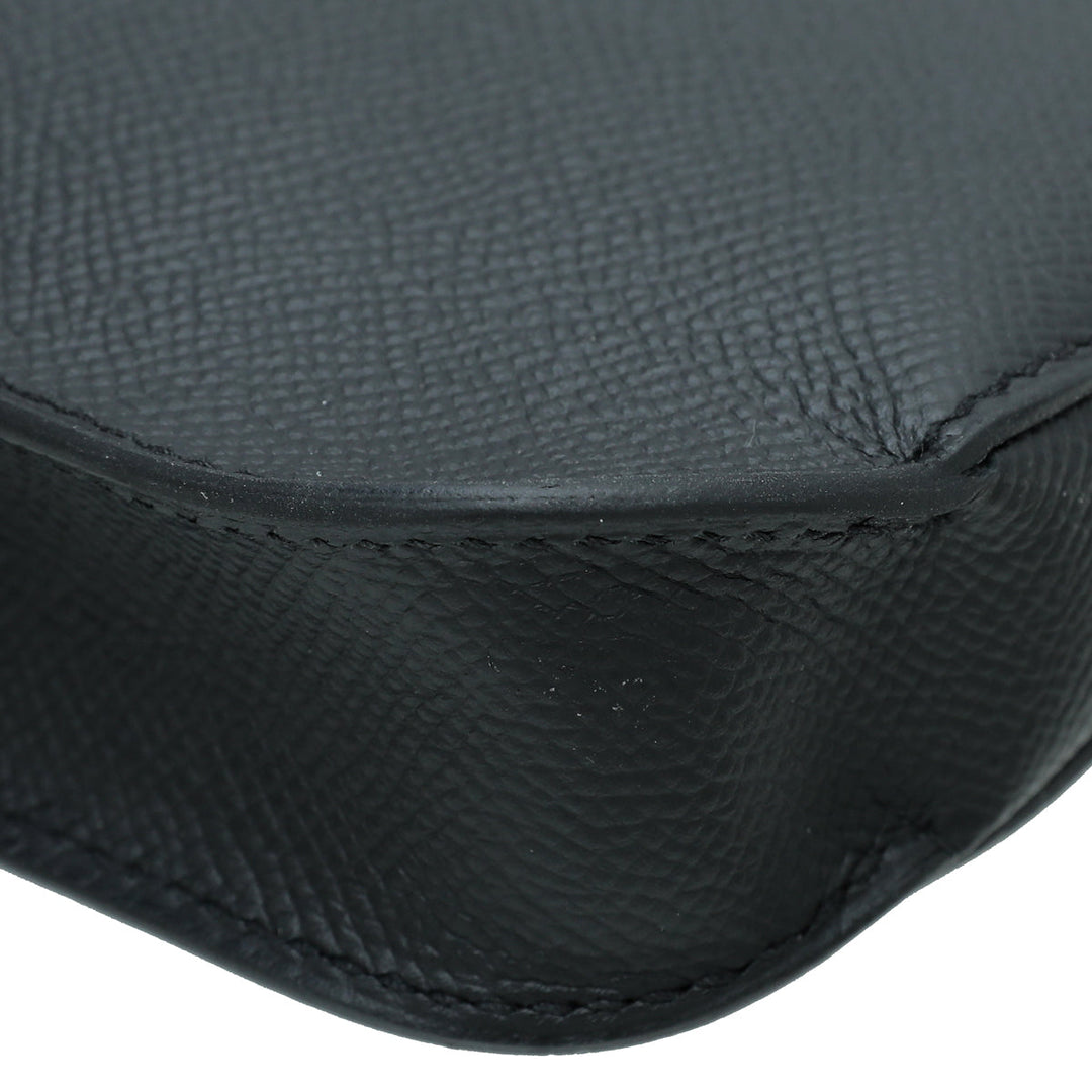 Hermes Noir Cityhall Eclat PM Pouch