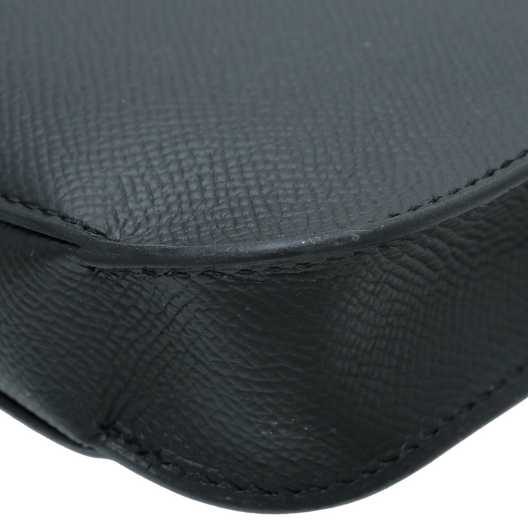 Hermes Noir Cityhall Eclat PM Pouch
