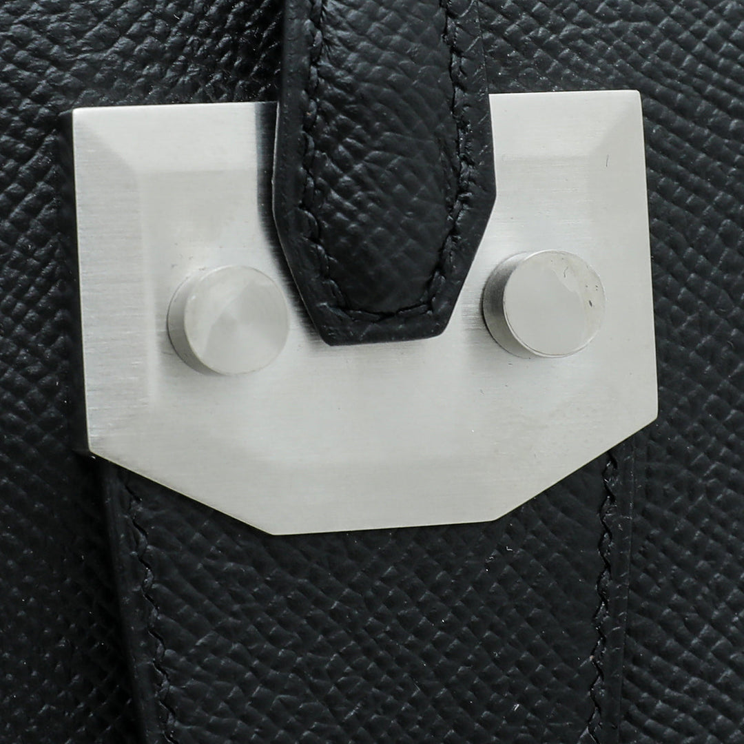 Hermes Noir Cityhall Eclat PM Pouch