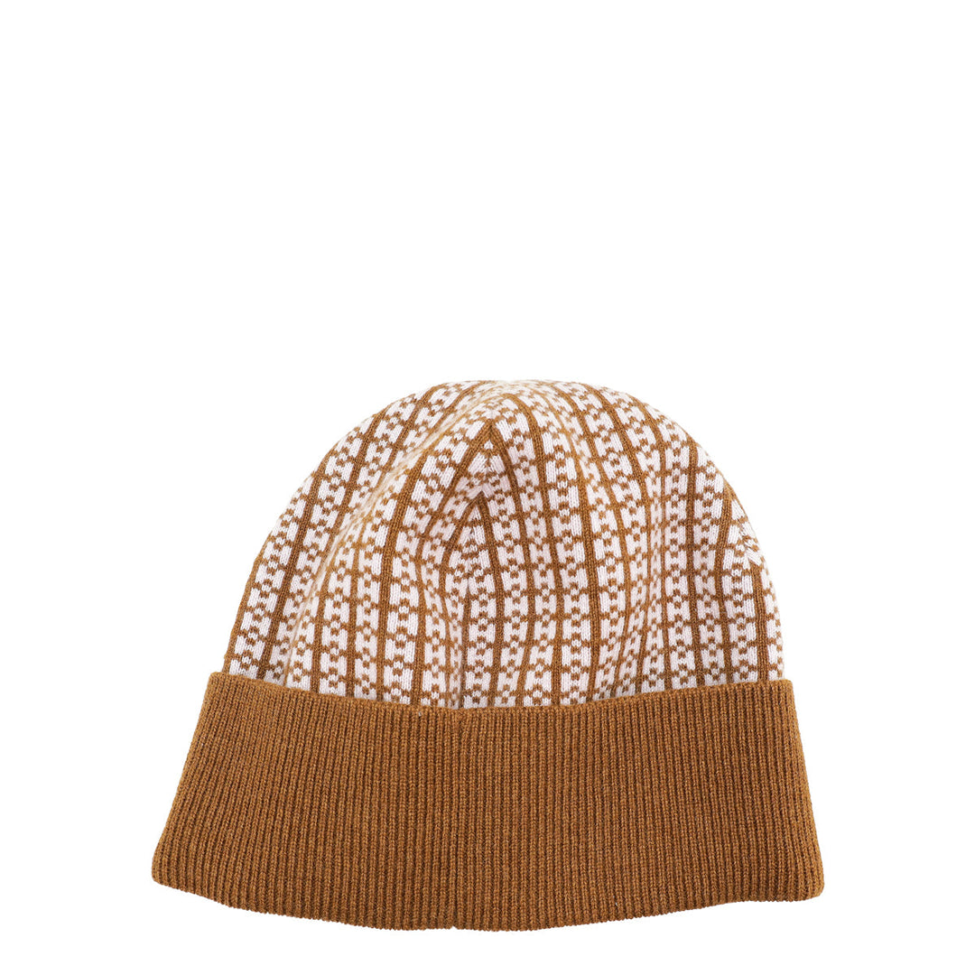 Hermes Bicolor Hope Beanie Knit Jacquard Cashmere Medium with "Jacquard d'H" Motif
