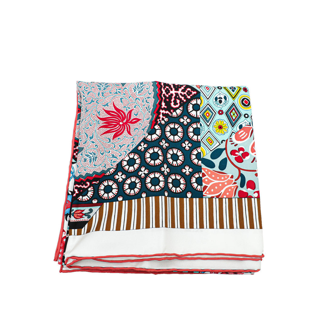 Top quality Hermes Tricolor Boucles Et Galons Du Tsar Wash Scarf