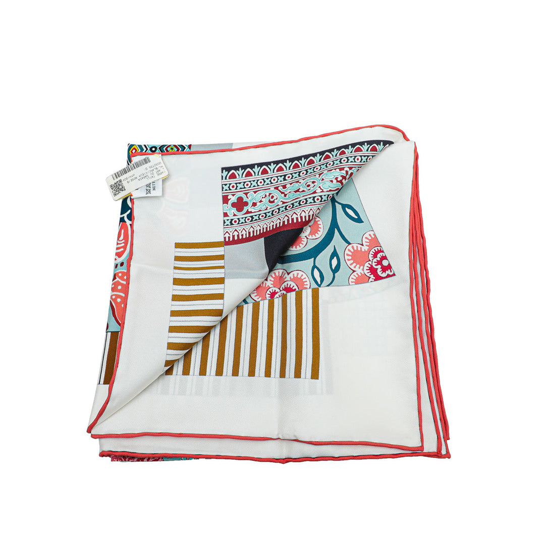 Top quality Hermes Tricolor Boucles Et Galons Du Tsar Wash Scarf