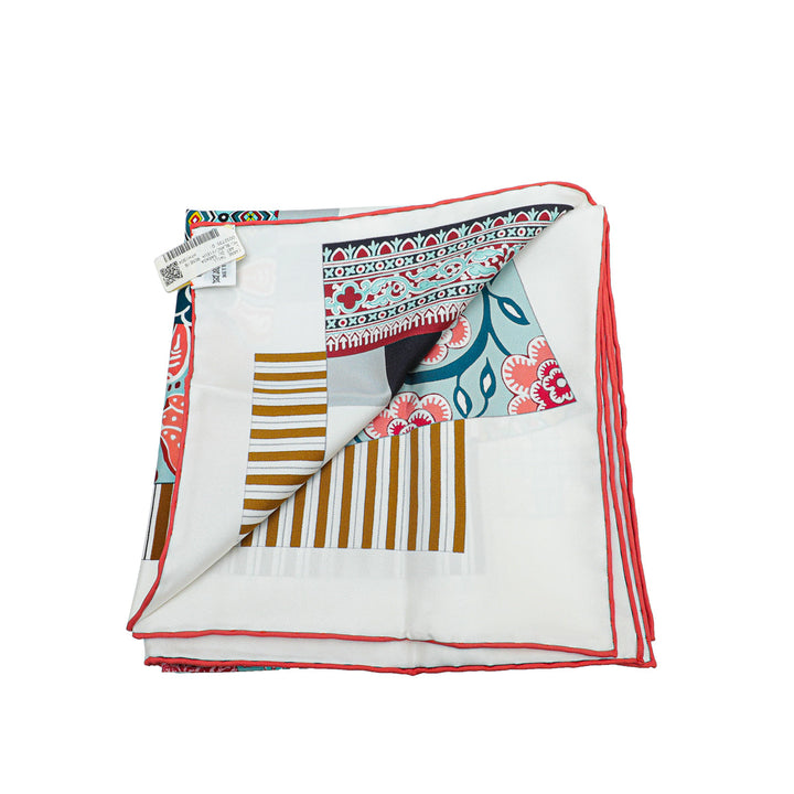Top quality Hermes Tricolor Boucles Et Galons Du Tsar Wash Scarf