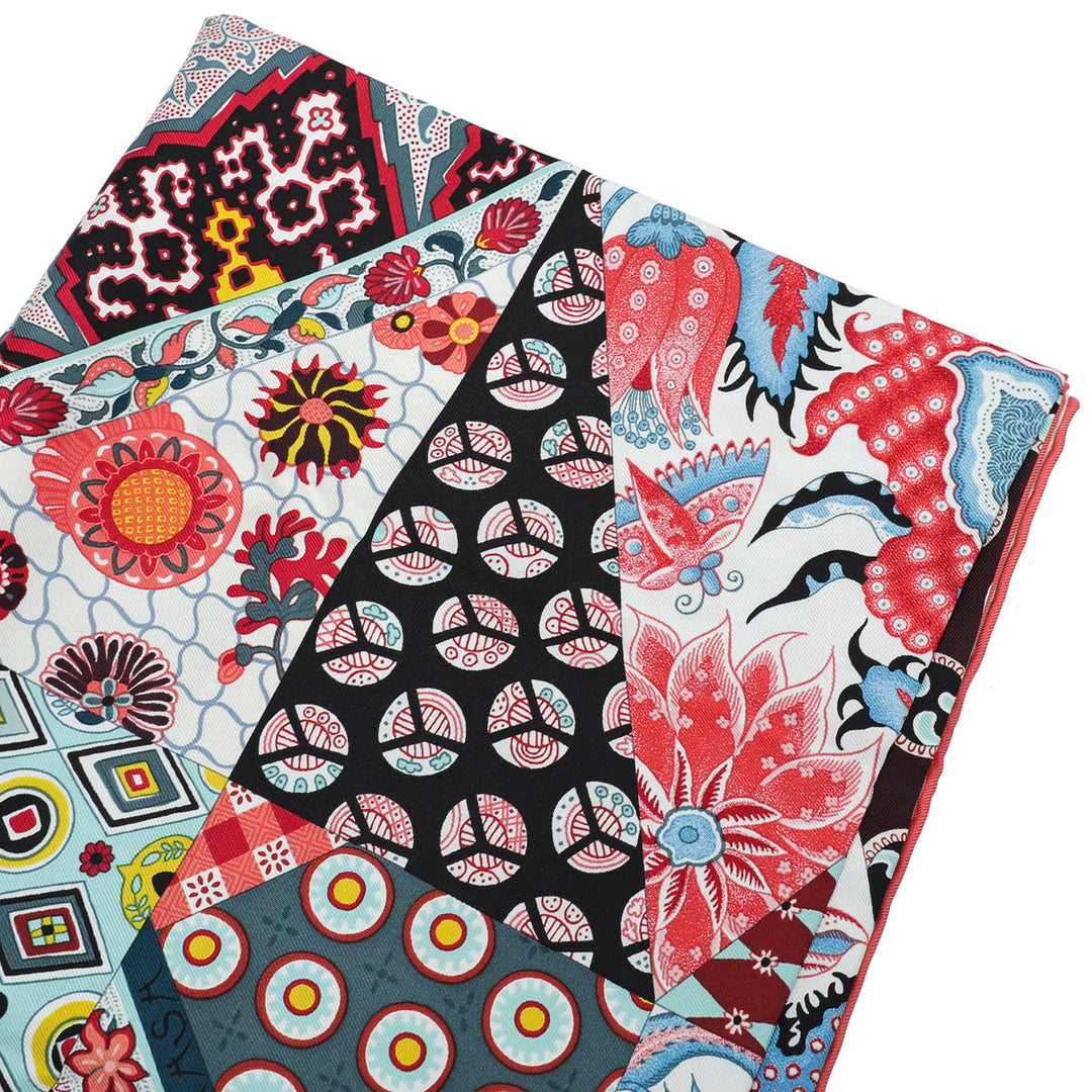 Top quality Hermes Tricolor Boucles Et Galons Du Tsar Wash Scarf