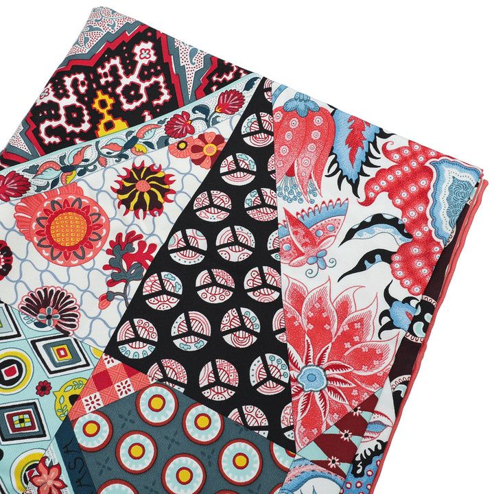 Top quality Hermes Tricolor Boucles Et Galons Du Tsar Wash Scarf