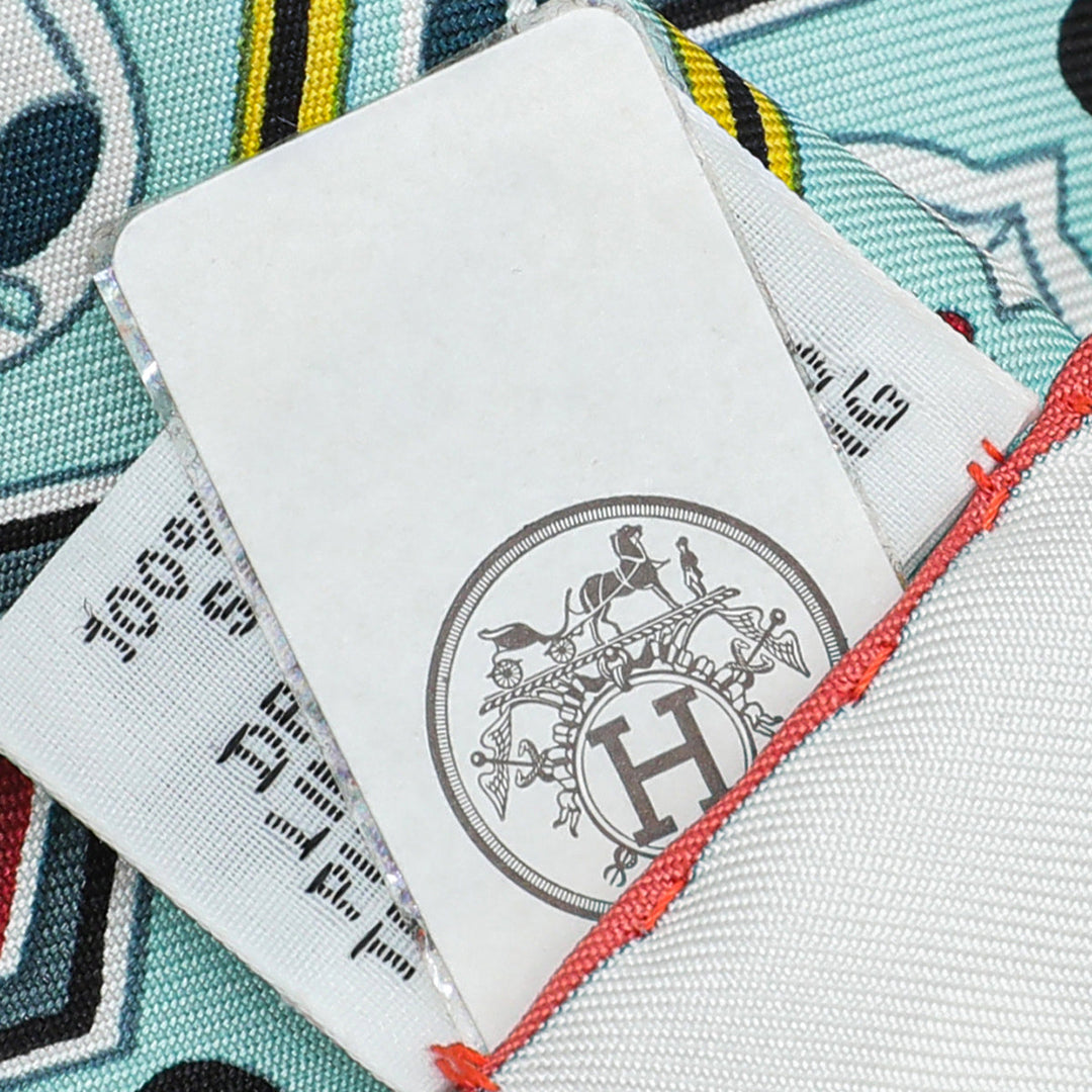 Top quality Hermes Tricolor Boucles Et Galons Du Tsar Wash Scarf