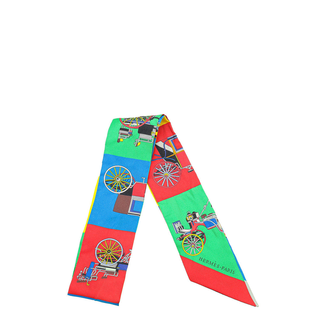 Top quality Hermes Multicolor Silk Twilly