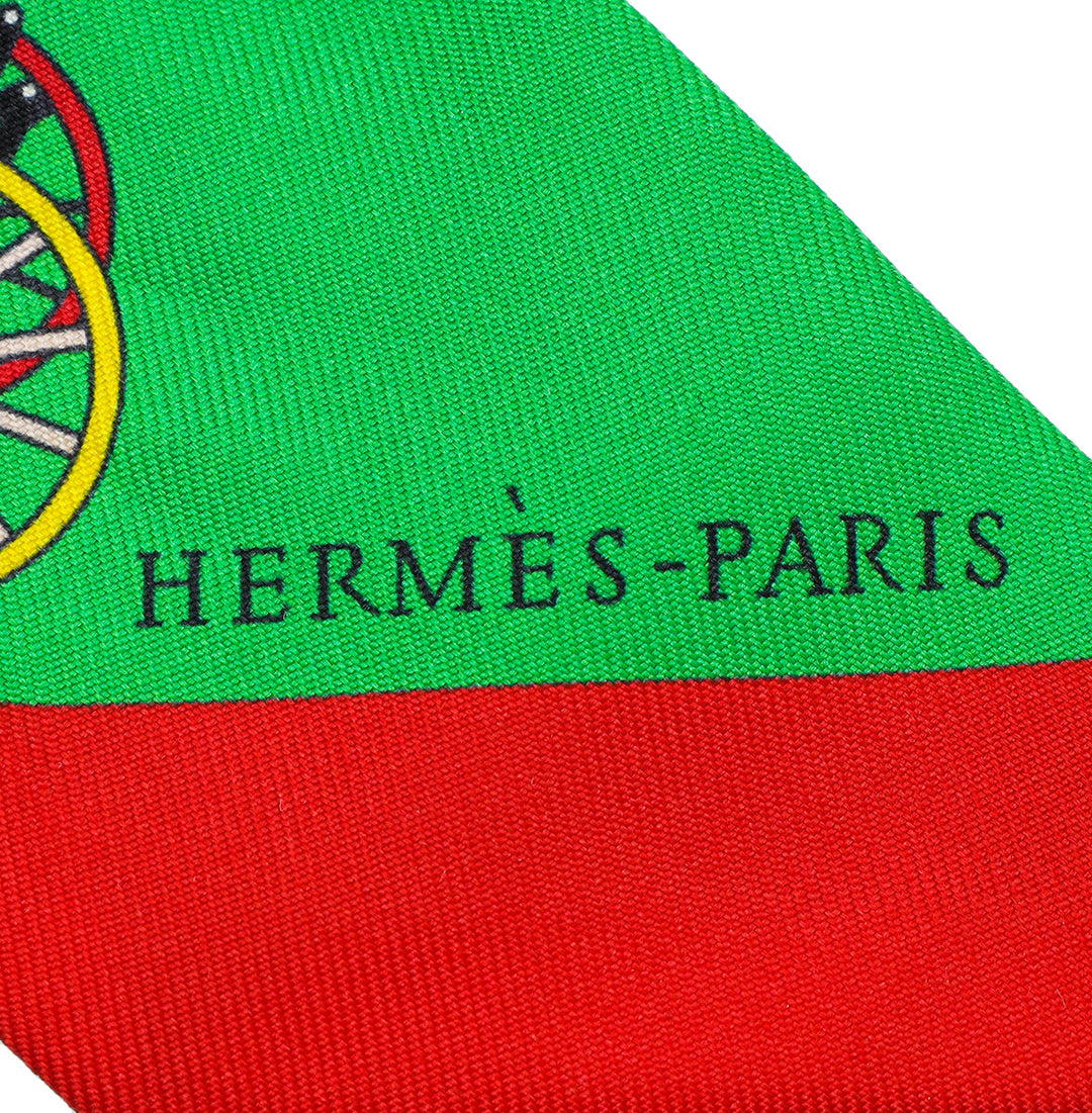 Top quality Hermes Multicolor Silk Twilly