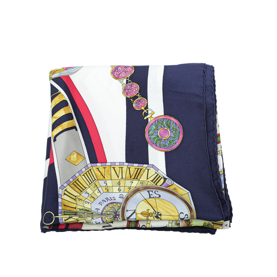 Hermes Multicolor Parmi Les Fleurs Silk Scarf