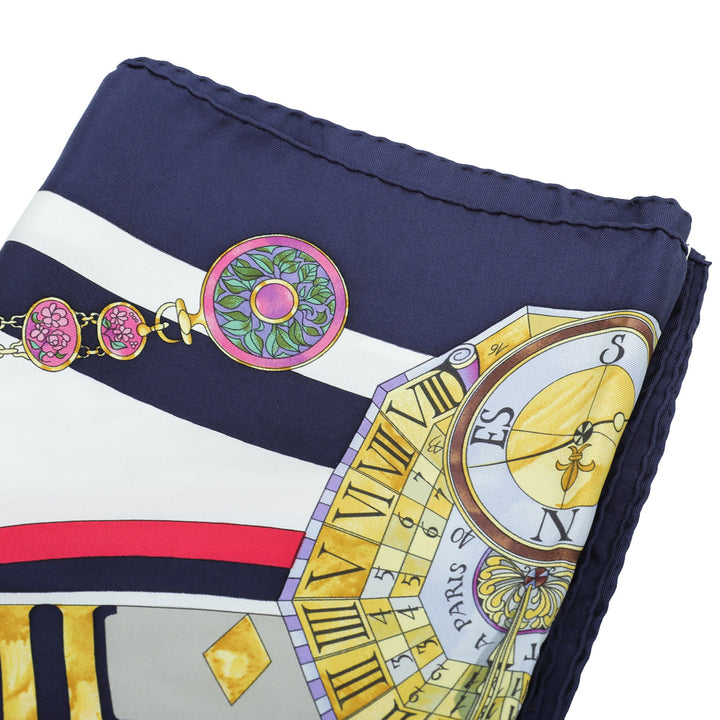 Hermes Multicolor Parmi Les Fleurs Silk Scarf