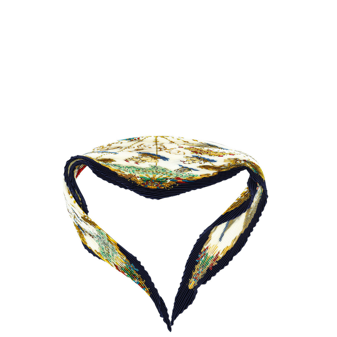 Top quality Hermes Multicolor Voiles De Lumiere Plisse Silk Scarf