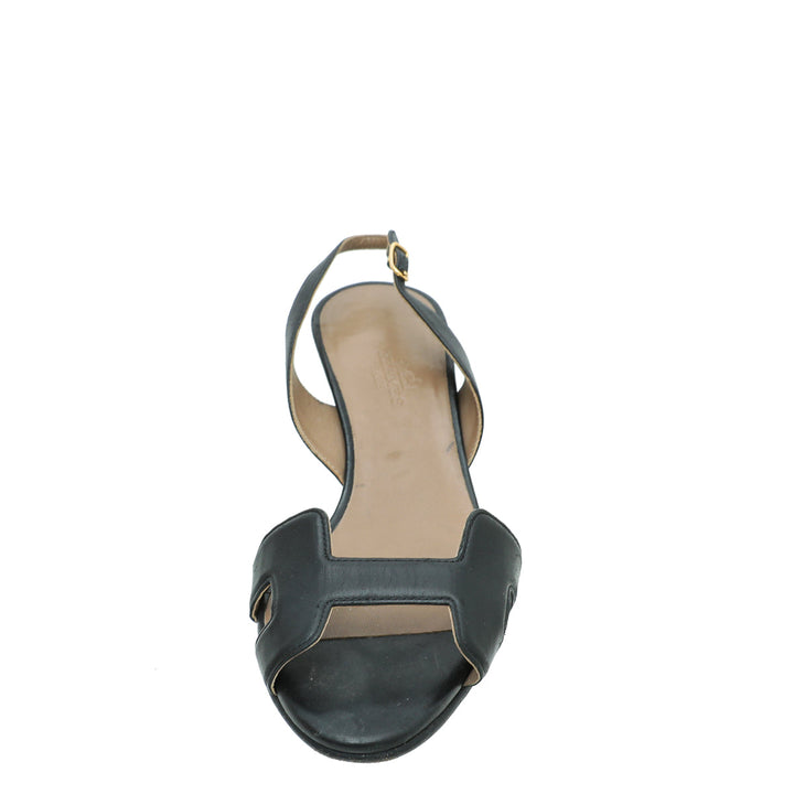Top quality Hermes Noir Premiere 70 Sandals 37