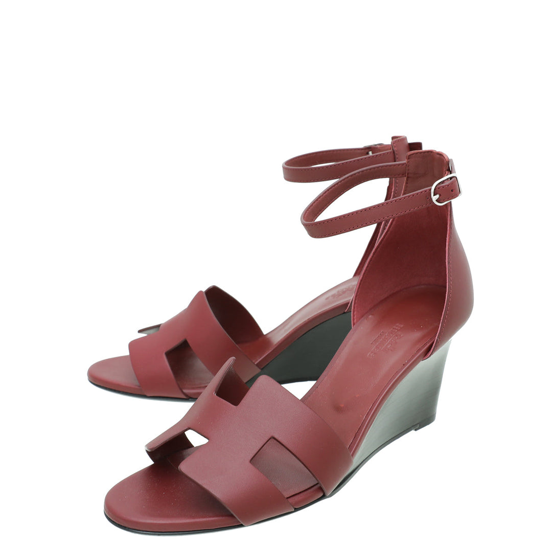 Top quality Hermes Rouge H Legend Sandal 39