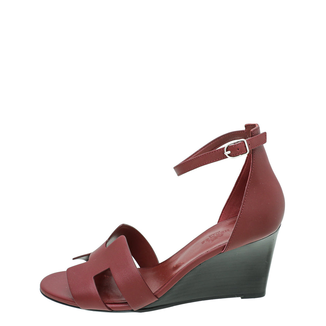Top quality Hermes Rouge H Legend Sandal 39