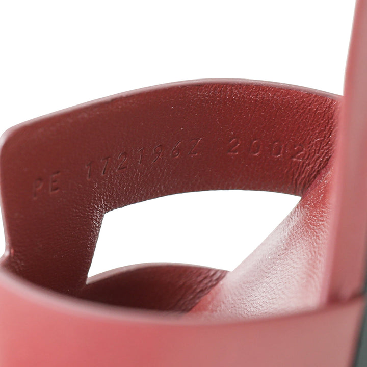 Top quality Hermes Rouge H Legend Sandal 39