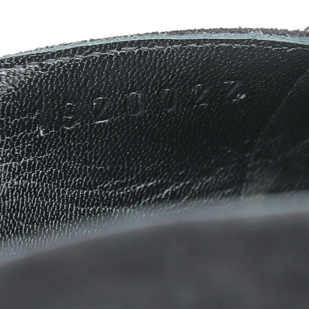 Hermes Black Suede Crystal Beads Roxane Mules 36