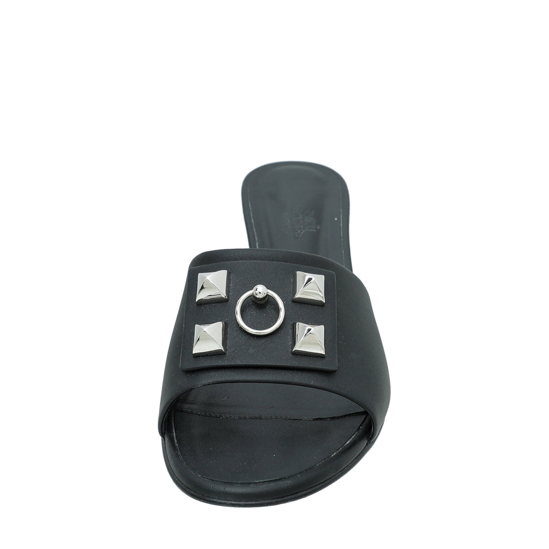 Top quality Hermes Noir Dreamy Sandal 38.5