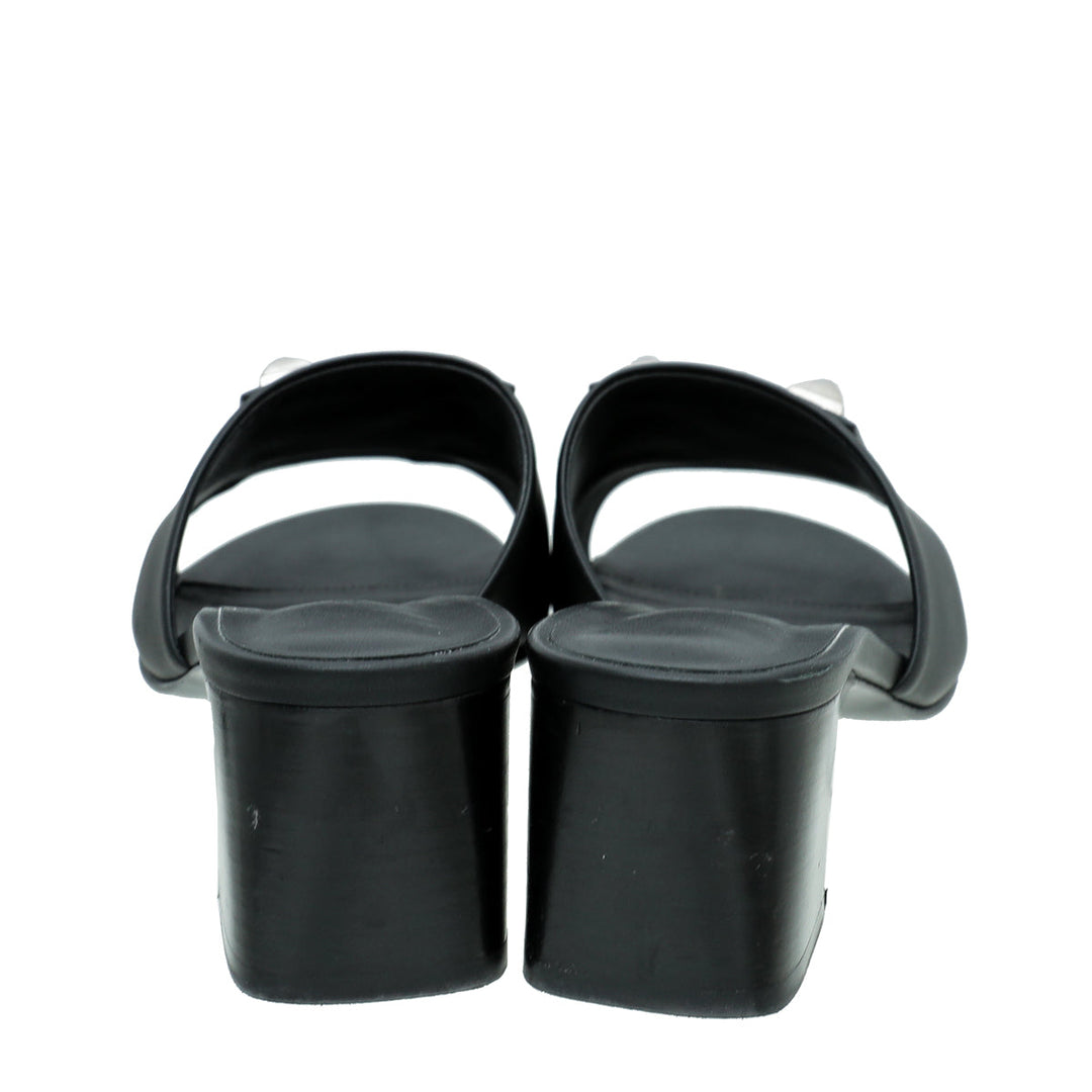Top quality Hermes Noir Dreamy Sandal 38.5