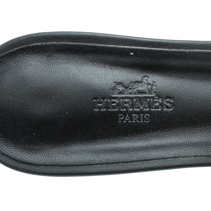 Top quality Hermes Noir Dreamy Sandal 38.5