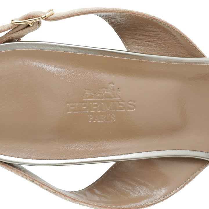 Top quality Hermes Bicolor Night 70 Sandals 39