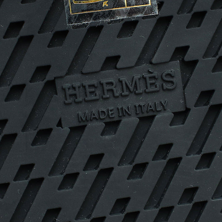 Top quality Hermes Bois De Rose Satin Chypre Sandals 37