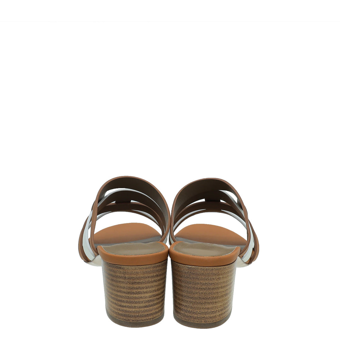 Top quality Hermes Bicolor Amica Sandal 38