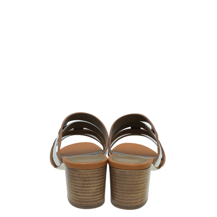 Top quality Hermes Bicolor Amica Sandal 38