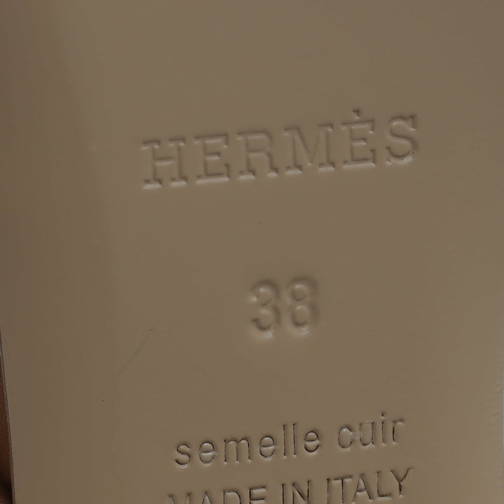 Hermes Bicolor Amica Sandal 38