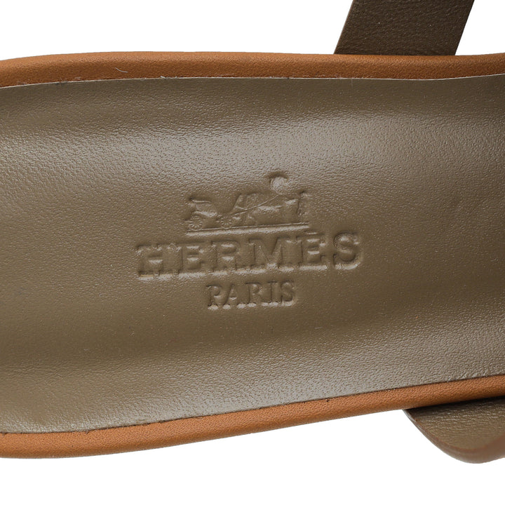 Top quality Hermes Bicolor Amica Sandal 38