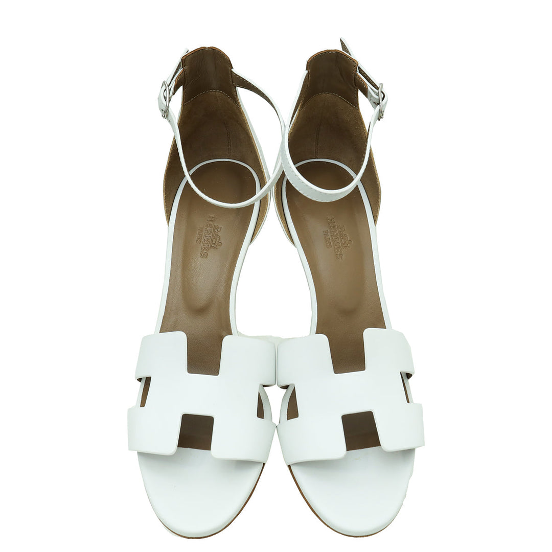 Top quality Hermes Blanc Legend Sandal 39