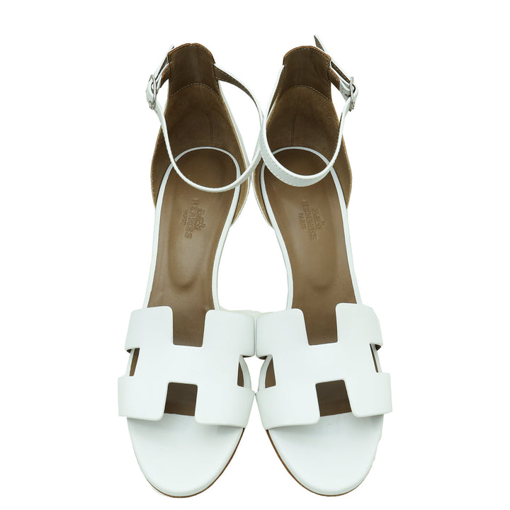 Top quality Hermes Blanc Legend Sandal 39