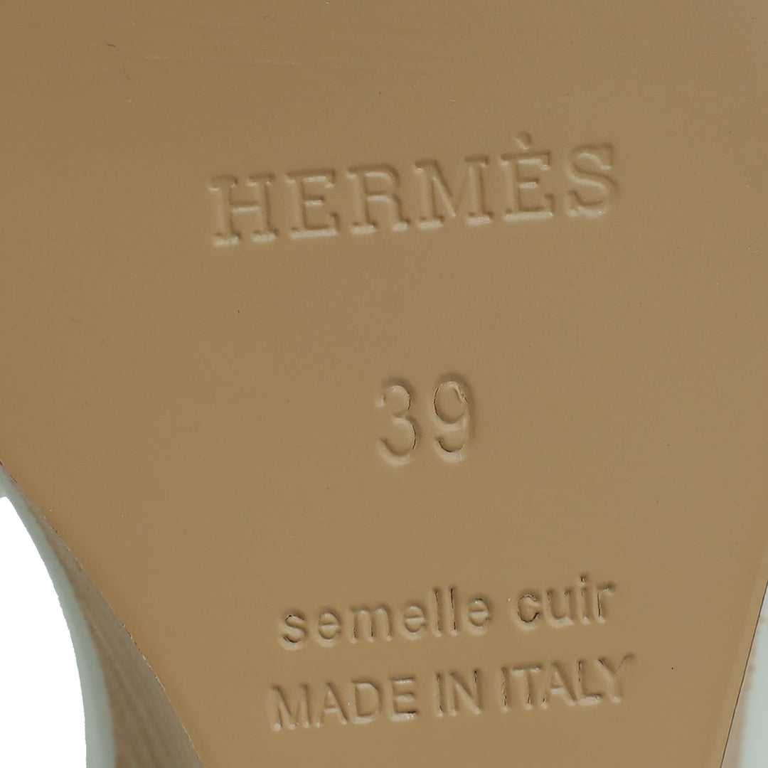Top quality Hermes Blanc Legend Sandal 39