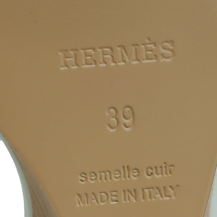 Top quality Hermes Blanc Legend Sandal 39