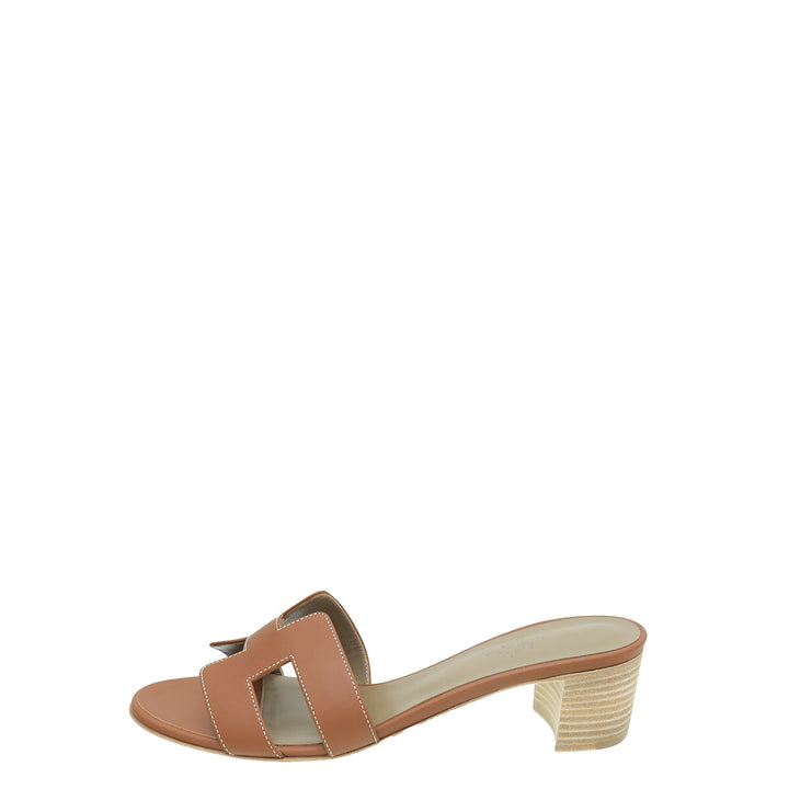 Top quality Hermes Gold Oasis Sandal 40