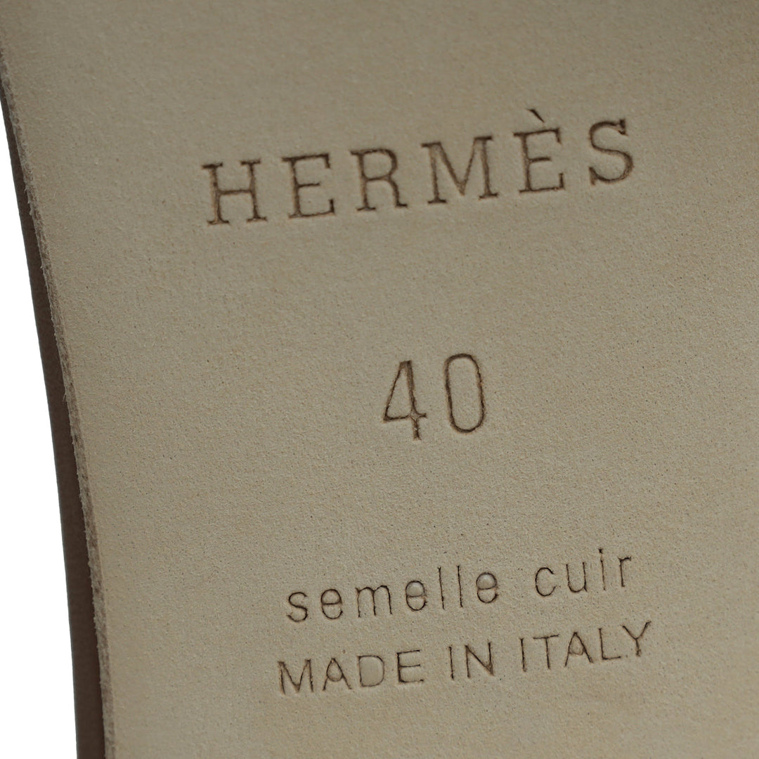 Top quality Hermes Gold Oasis Sandal 40