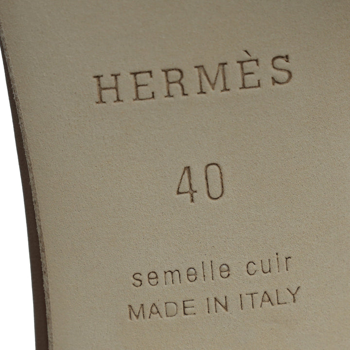Top quality Hermes Gold Oasis Sandal 40
