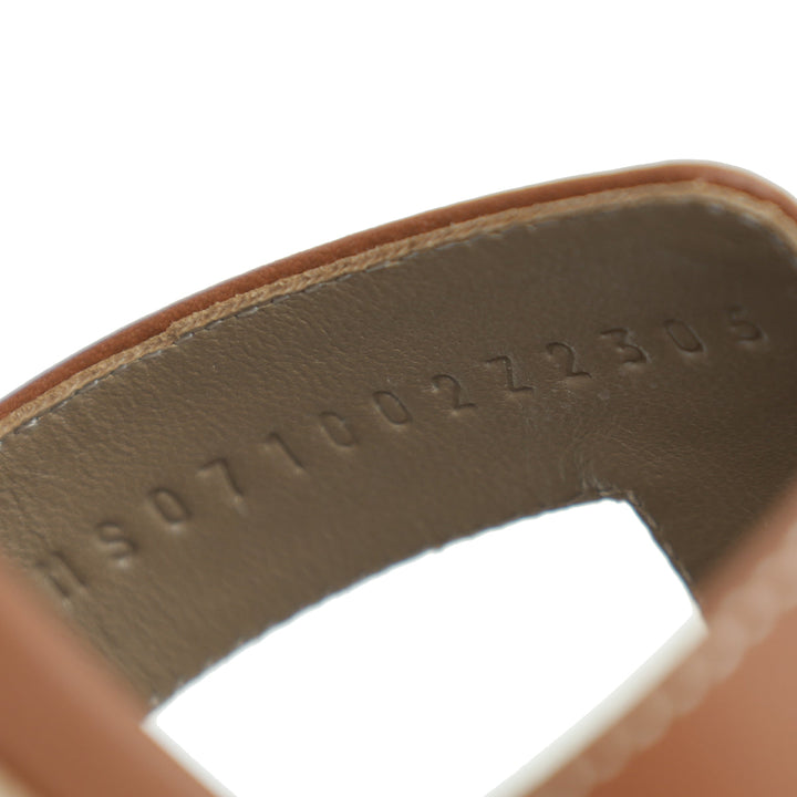 Top quality Hermes Gold Oasis Sandal 40