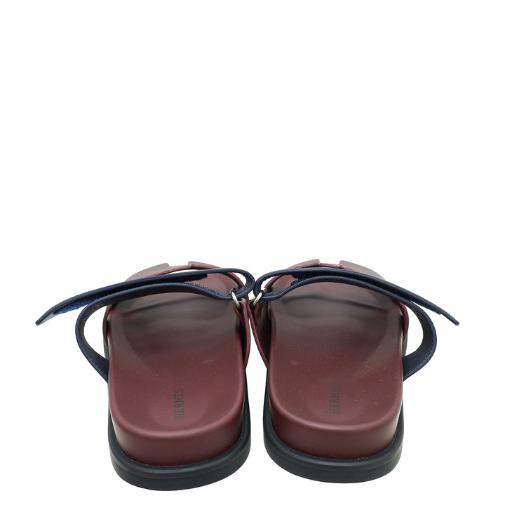 Top quality Hermes Bicolor Chypre Sandal 42.5